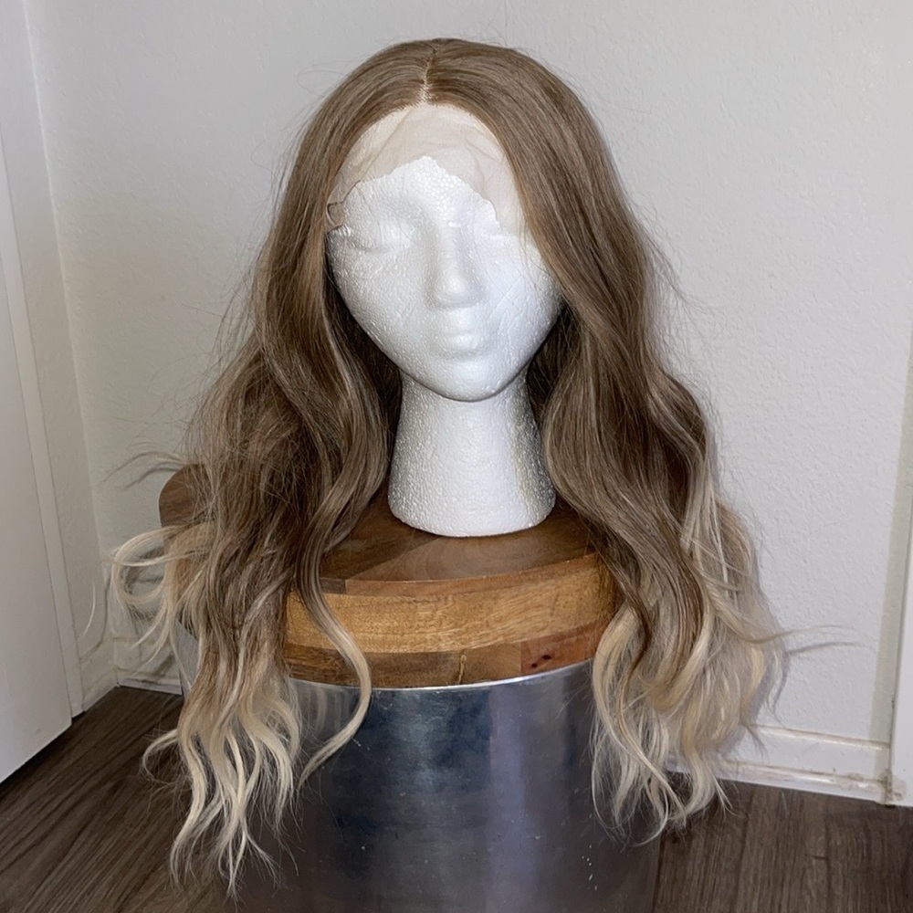 Synthetic Wig- 24"- Lace Part Wig- Brand New- Brown and Blonde Mix #A - Picture 7 of 12